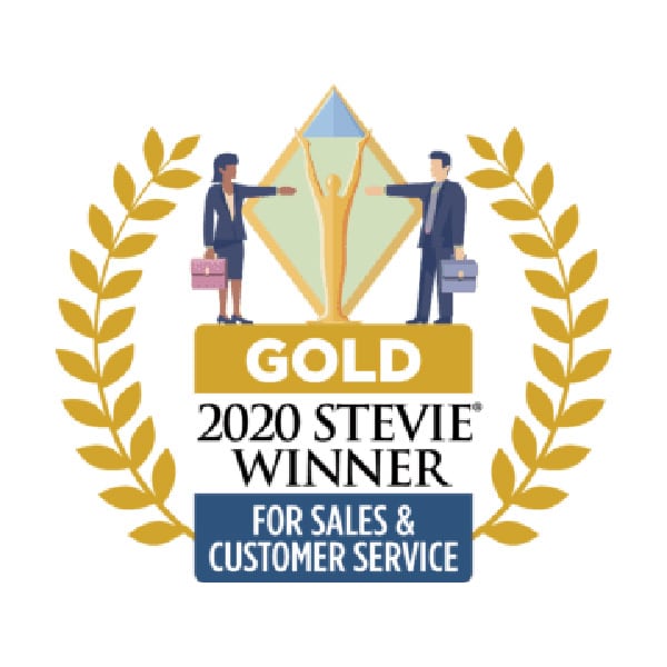 GOLD 2020 Stevie Winner for Sales & Consumer Service