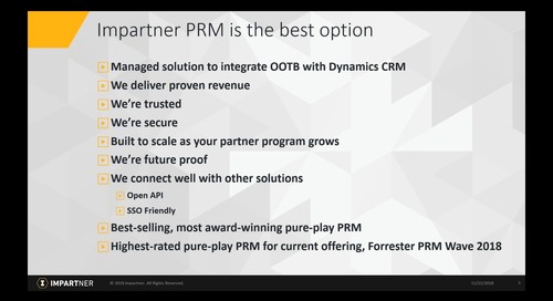 Supercharge Your Channel Tech Stack with Microsoft Dynamics and Impartner PRM