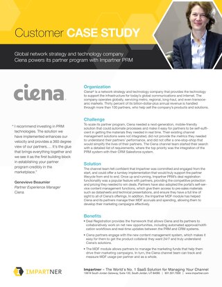Case Study: Ciena + Impartner